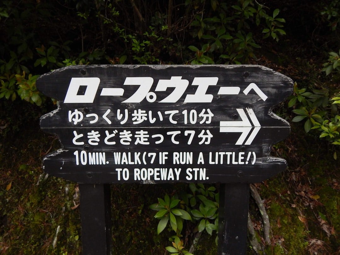 black and white wooden signage